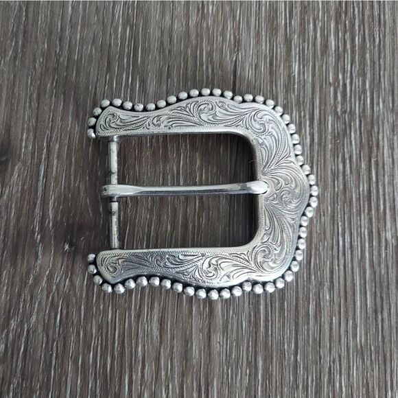 Western Silver Buckle - Picture 1 of 4